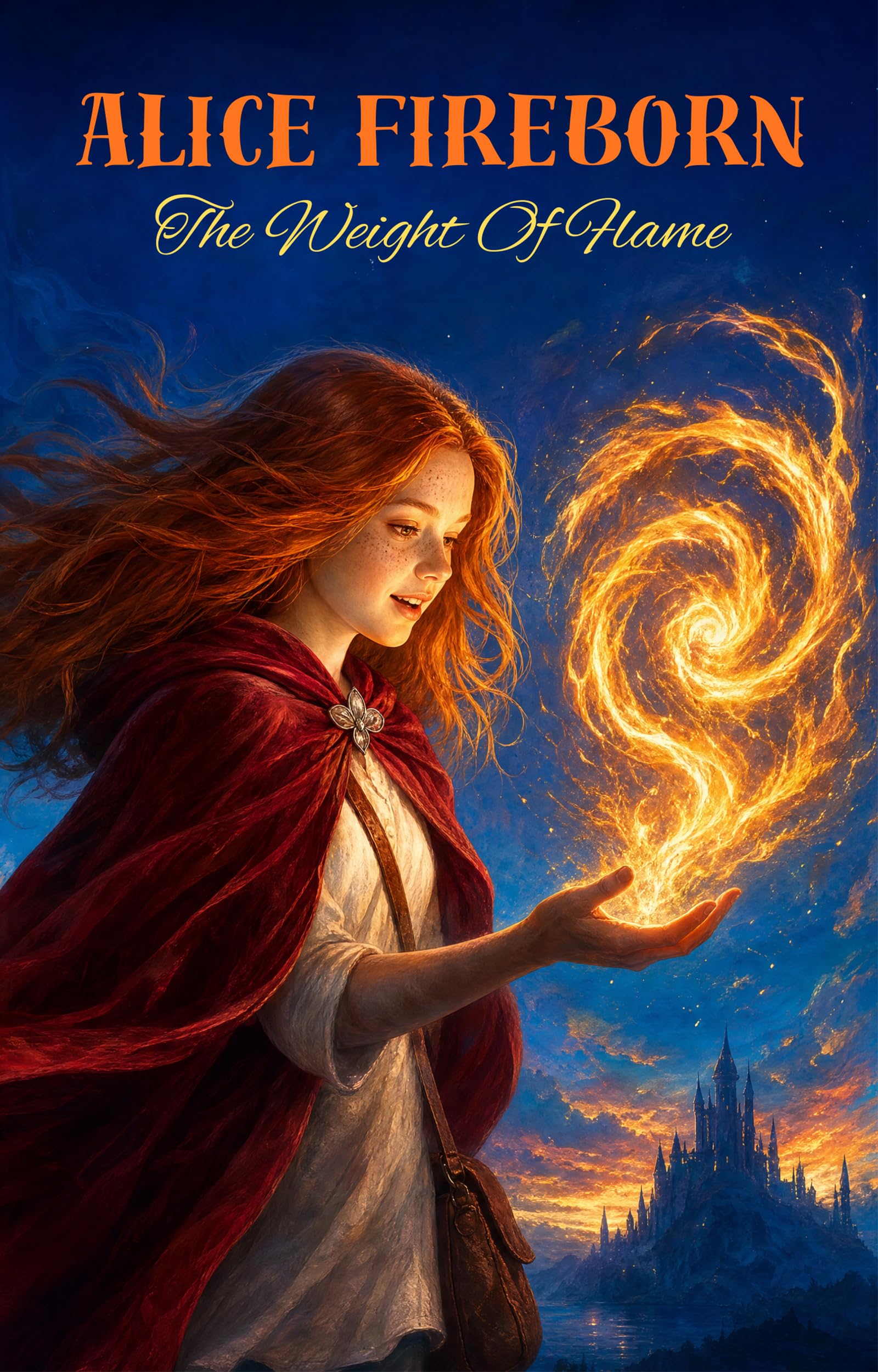 Cover of Alice Fireborn: The Weight of Flame by D. M. Goller